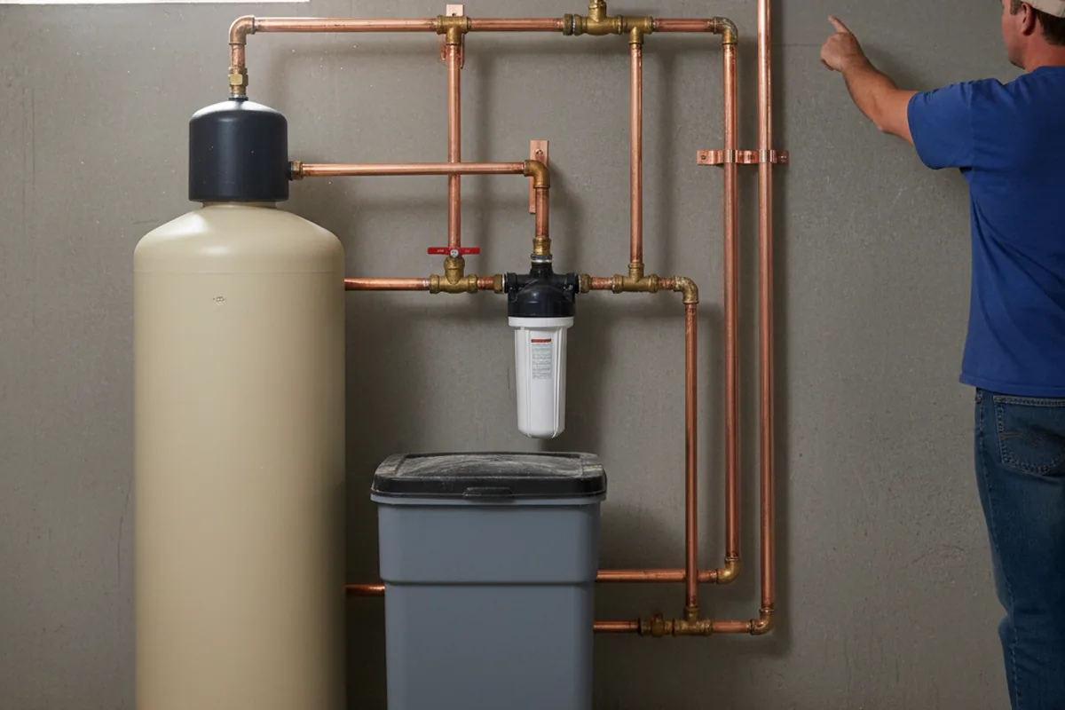 Whole-house water treatment system installed in Ryde